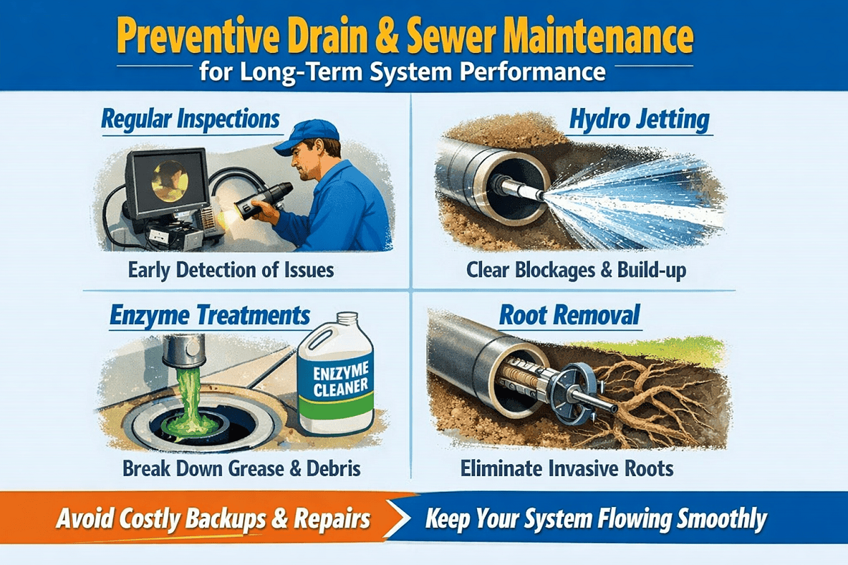 Preventive Drain & Sewer Maintenance