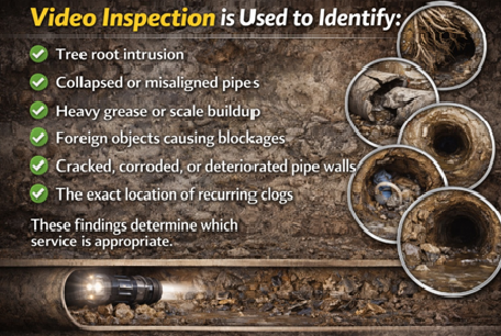 Problems Video Pipe Inspection