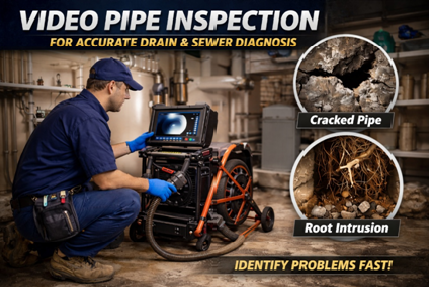 Video Pipe Inspection for Accurate Drain & Sewer Diagnosis